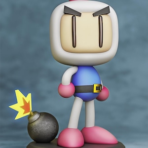 Bomb guy - Unpainted 3D Printed Figure kit