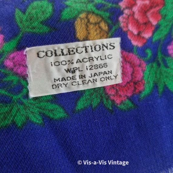 Vintage 1990s Square Scarf, Unlabeled. - image 3