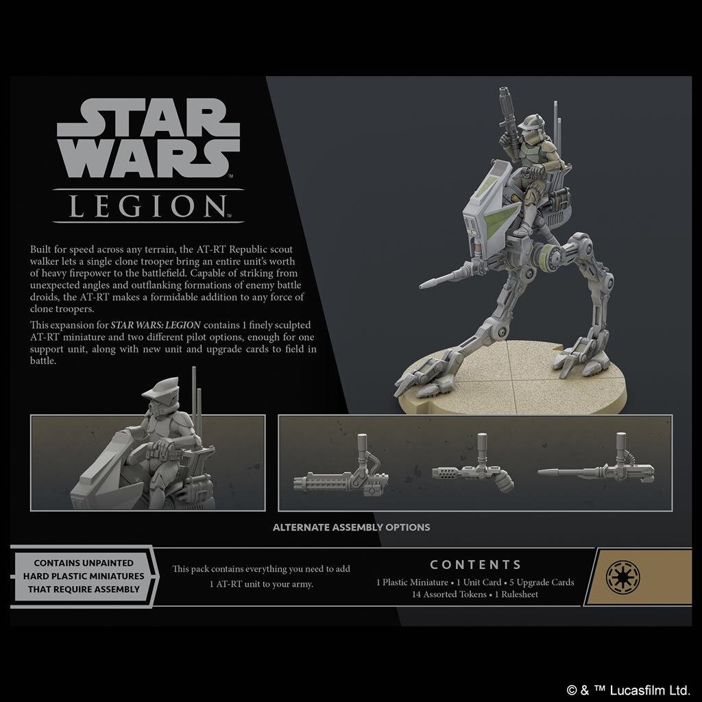 Star Wars Legion - Republic At-rt - Etsy, image size:1024x1024