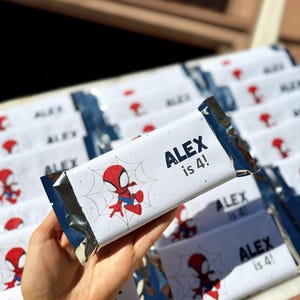 Chocolate for Birthday, CUSTOM, Guest Favors/ any design/, cartoon, Birthday favors, Belgian chocolates, custom chocolate wrapping
