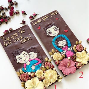 Father’s Day Chocolate Gift for Dad – Gourmet Chocolate Bar – Belgian, Delicious – Gift for Him – Dad’s Delight, Gift for him, Dad gift idea