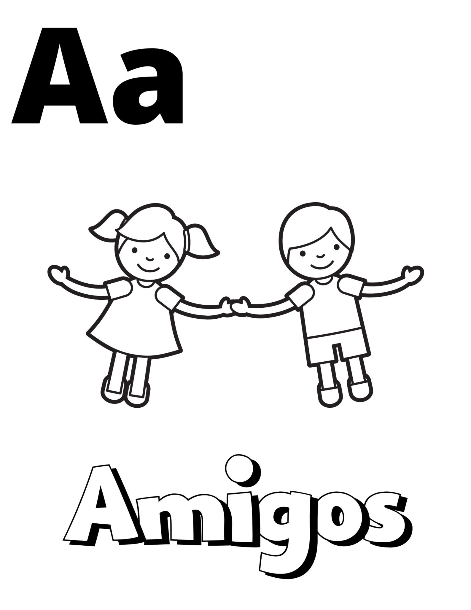 El Alphabeto Libro De Colorear (spanish Alphabet Coloring Book) - Etsy