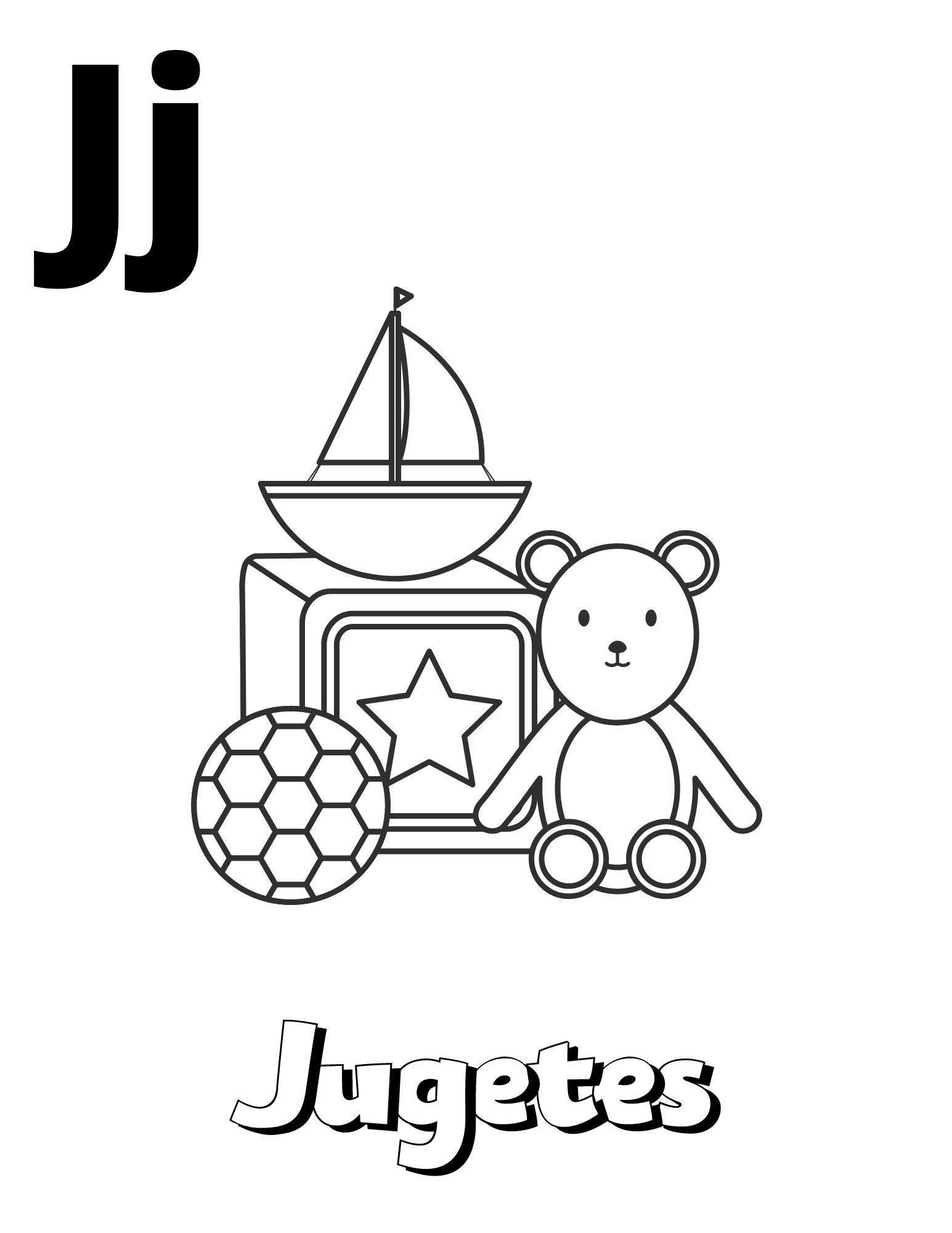 El Alphabeto Libro De Colorear (spanish Alphabet Coloring Book) - Etsy