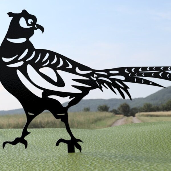Pheasant Yard Art Etsy