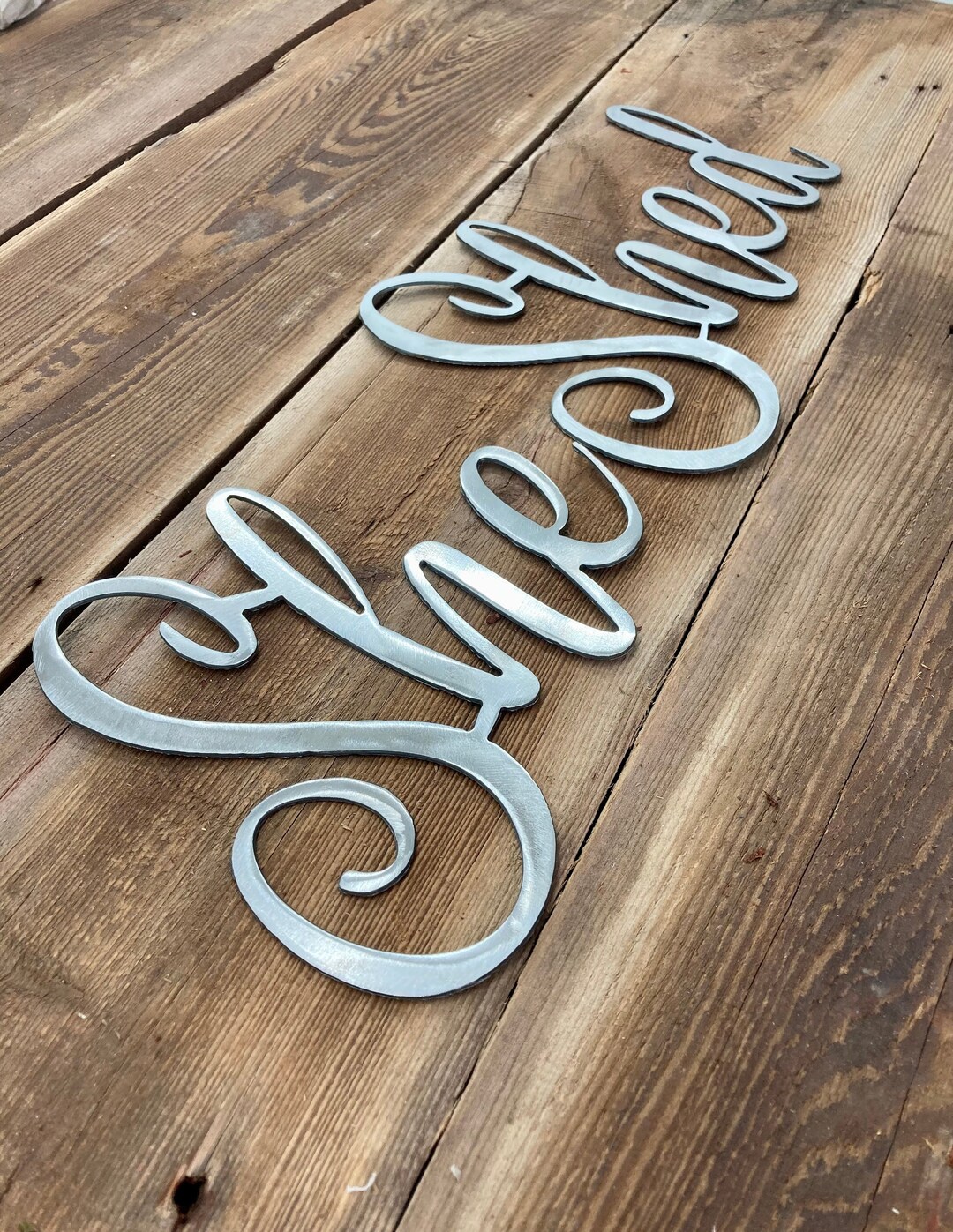 SHE SHED Cursive Plasma Cut Steel Sign for Hanging - Etsy Australia