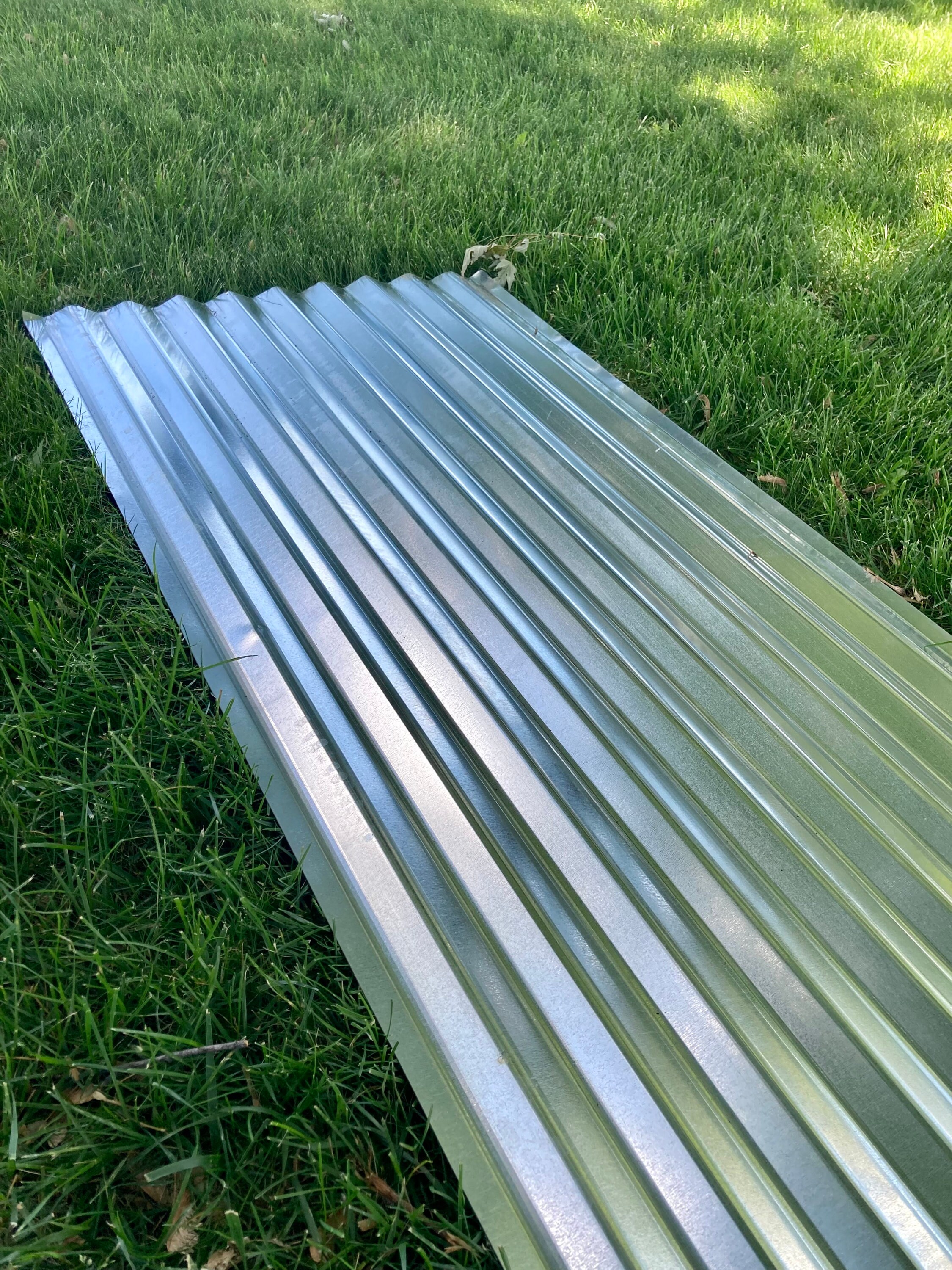 Corrugated Galvanized Sheet Metal Cut to Size Etsy