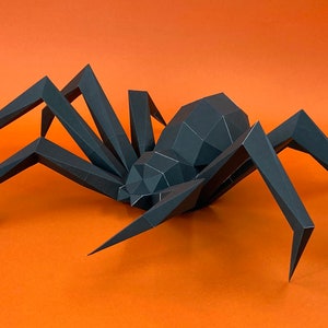 PDF Download, Large Spider DIY 3D Papercraft Model image 3