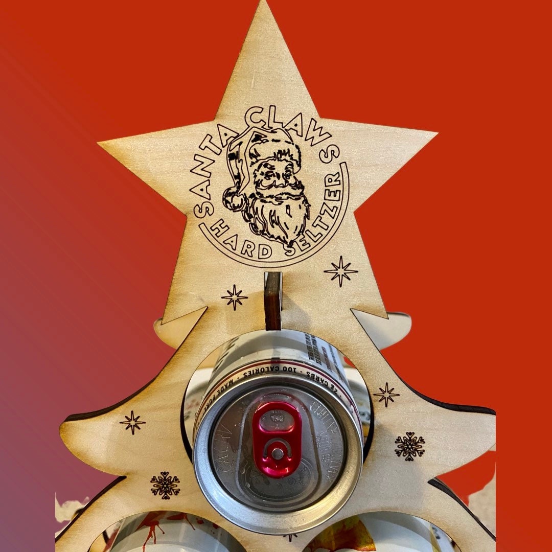 12 Days of Christmas SELTZER Tipsy Tree SVG Digital File