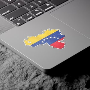 Venezuelan map flag decal drawing