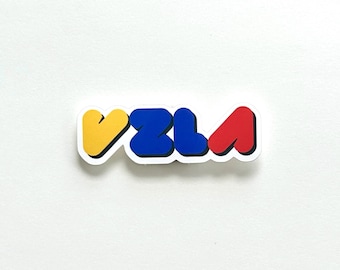 Venezuelan Flag VZLA Vinyl Decal Sticker