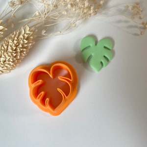 Monstera cookie cutter / Polymer clay cookie cutter / Clay cutter / Clay cutter / Fimo cookie cutter / Polymer clay cutter