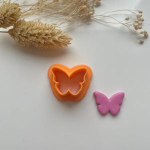 Mini butterfly flower cookie cutter / Polymer clay cookie cutter / Clay cutter / Clay cutter / Fimo cookie cutter / Polymer clay cutter