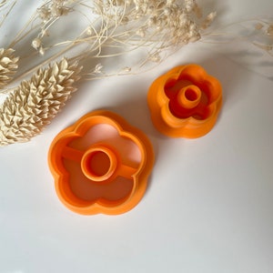 5 petal flower cookie cutter / Polymer clay cookie cutter / Clay cutter / Clay cutter / Fimo cookie cutter / Polymer clay cutter