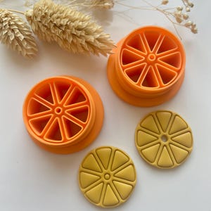 Lemon slice cookie cutter / Polymer clay cookie cutter / Clay cutter / Clay cutter / Fimo cookie cutter / Polymer clay cutter