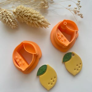 Lemon cookie cutter / Polymer clay cutter / Clay cutter / Clay cutter / Fimo cutter / Polymer clay cutter