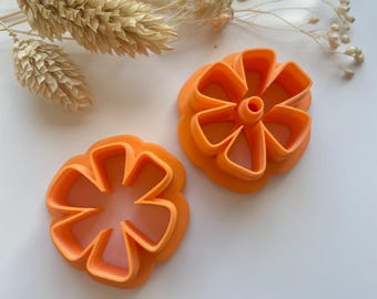 Long trapezoid flower cookie cutter / Polymer clay cookie cutter / Clay cutter / Clay cutter / Fimo cookie cutter / Polymer clay cutter