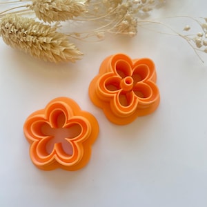 Stylized flower cookie cutter / Polymer clay cookie cutter / Clay cutter / Clay cutter / Fimo cookie cutter / Polymer clay cutter