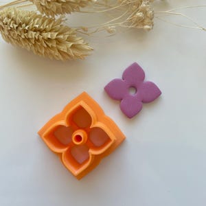 4 petal flower cutter / Polymer clay cutter / Clay cutter / Clay cutter / Fimo cutter / Polymer clay cutter