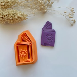 Mystical book cookie cutter / Polymer clay cookie cutter / Clay cutter / Clay cutter / Fimo cookie cutter / Polymer clay cutter