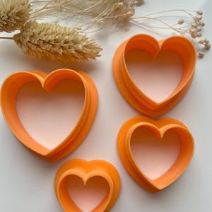 Large heart cookie cutter / Polymer clay cookie cutter / Clay cutter / Clay cutter / Fimo cookie cutter / Polymer clay cutter