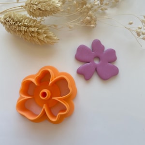 Large petal flower cutter / Polymer clay cutter / Clay cutter / Clay cutter / Fimo cutter / Polymer clay cutter