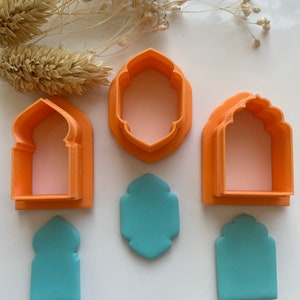 Moroccan shapes cookie cutter / Polymer clay cookie cutter / Clay cutter / Clay cutter / Fimo cookie cutter / Polymer clay cutter