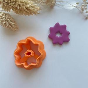 Flower task cutter / Polymer clay cutter / Clay cutter / Clay cutter / Fimo cutter / Polymer clay cutter