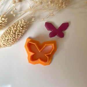 Geometric butterfly cookie cutter / Polymer clay cookie cutter / Clay cutter / Clay cutter / Fimo cookie cutter / Polymer clay cutter