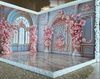Porta in Miniatura per Casa delle Bambole ILAND, Porta Fatata in Legno 1:12 Non
