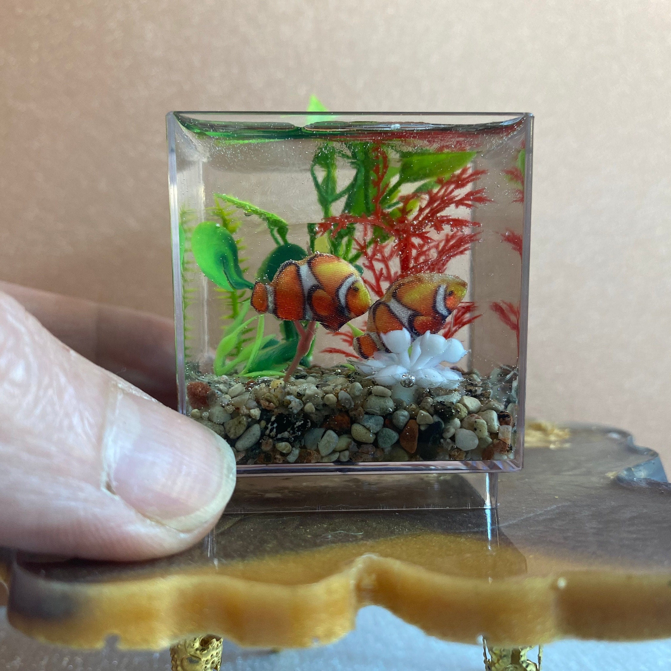 Glas mini goldfischglas - Etsy.de