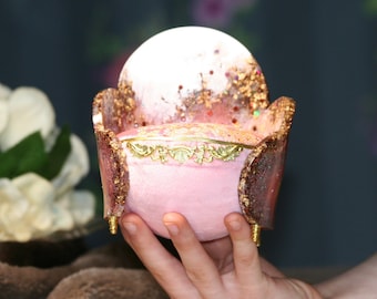 1:6 scale Miniature Pink Armchair/Handmade Furniture for 12 inch Doll