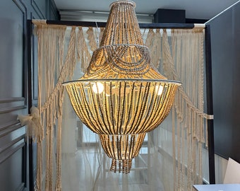 Boho lighting, It is special design, maçtaki lampshade,Housewarming gift, mother's day gift,