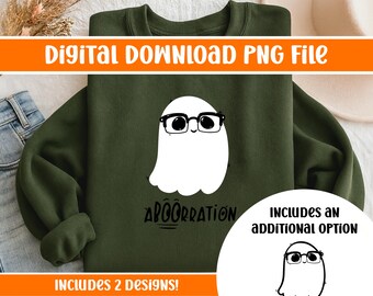 Halloween Ghost Shirt Design | aBOOration Funny Optometry T-Shirt Design PNG | Use for Shirts, Sweatshirts, Mugs, and more!