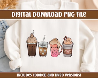 Optical Coffee Design Digital PNG | Optician, Optometrist, or Optometric Tech shirt design | Optical Appreciation PNG Digital Download