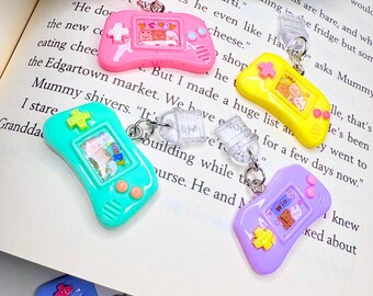 Handheld Screen Gaming Kindle Charms, Dust Plug Charm, Kindle Plug Charm, Phone Charm, Booklover, Cozy Gamer, Girl Gamer, USB-C Charm