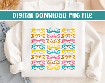 Glasses Digital PNG | Optician, Optometrist, or Optometric Tech shirt design | Optical Eyewear PNG Digital Download