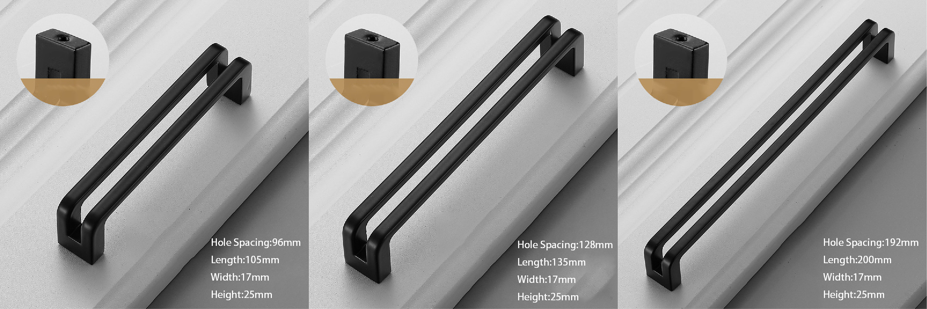 Elegant Modern Black Pulls Handlessilver&nickel Grey Drawer Etsy