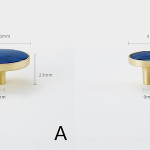 Flache runde Schale Knauf Ziehgriff, Schubladenmöbel Hardware Kabinett Knöpfe, Kommodenknöpfe zieht, Kinderzimmer Knöpfe mit einem Loch, Innendekorationen Bild 3