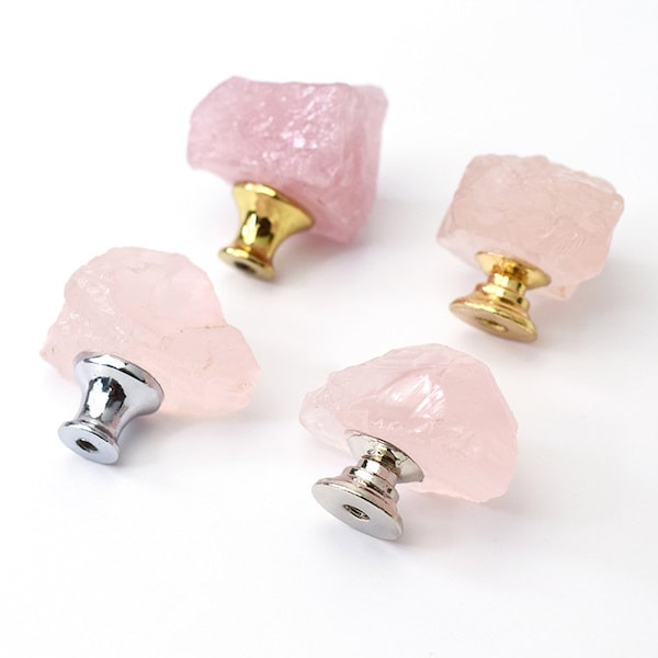 Pink Crystal Knob Pull Handle Drawer Furniture Hardware Cabinet Knobs,Alloy metal Base decorative Knobs Handles, dresser knob,Kitchen knobs