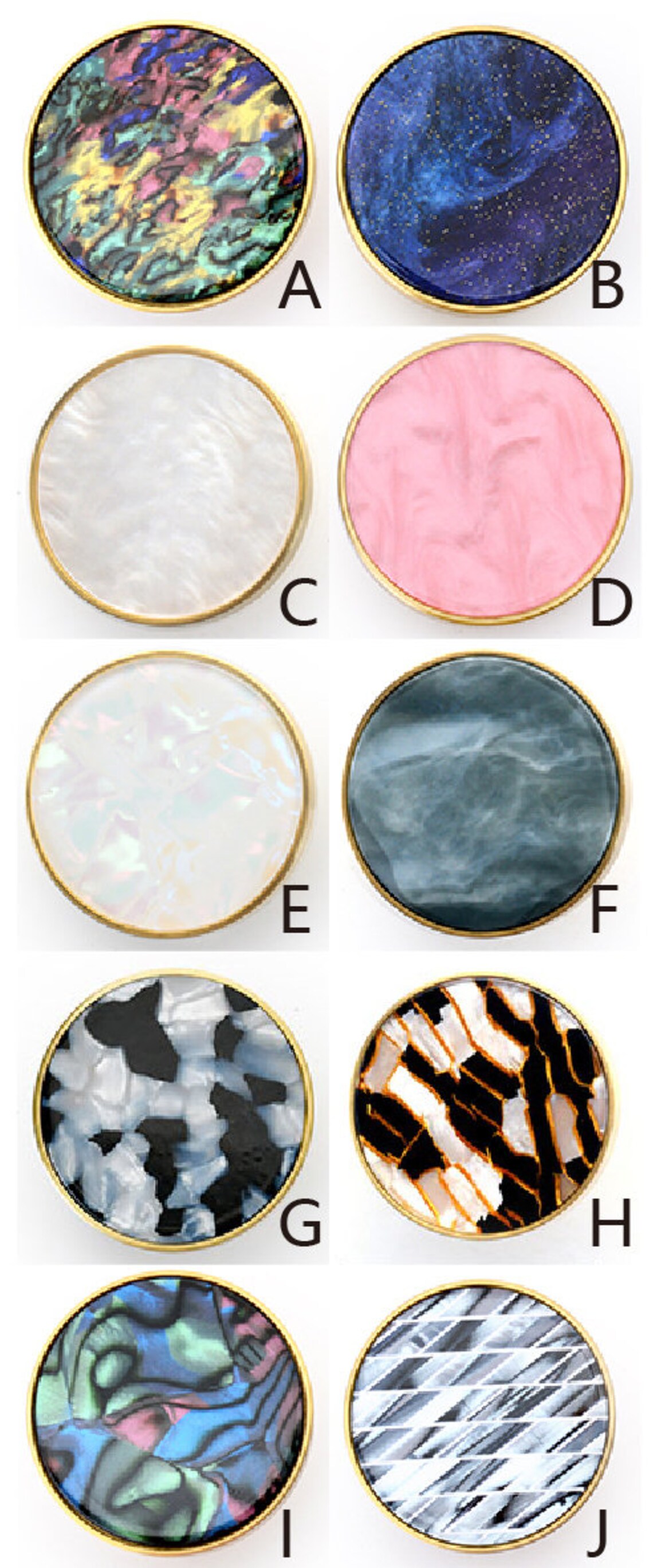 Brass Shell Knob Pull Handle Drawer Furniture Hardware Etsy