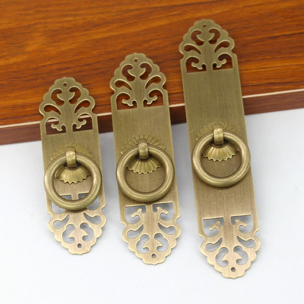 Retro Antique Handle Pull,Drawer knob handles,Furniture Hardware Cabinet Knobs, decorative Knobs Handles,Bookcase Pulls,Wardrobe pulls