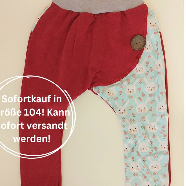 Sofortkauf, Größe 104, Hose Kinder Jersey Sweat, Hose mit Beinbund Bauchbund, Hose Jinx, bequeme Hose Kinder