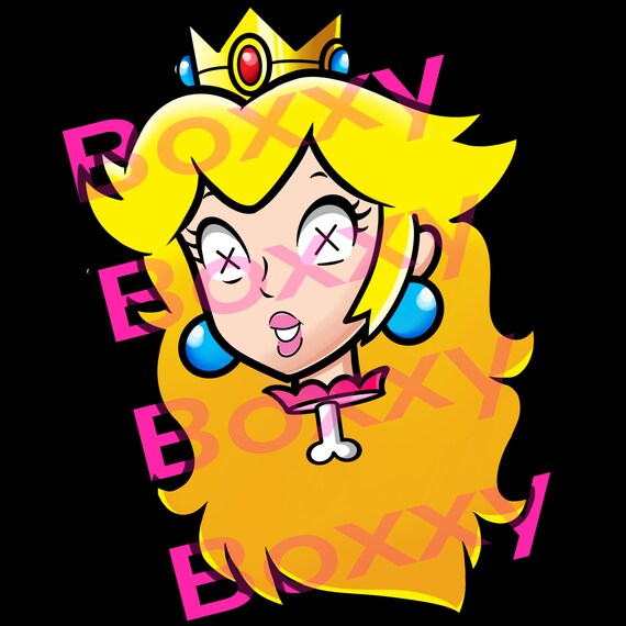 Princess Peach Head Etsy