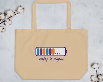Healing in Progress tote bag