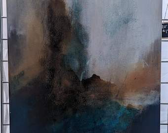 Tons de Terra #1 - Pintura Abstrata