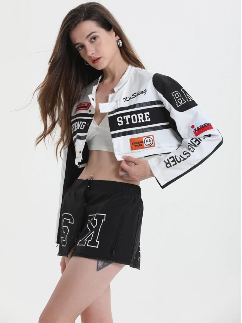 Vintage Bomber Race Car Jacket Etsy