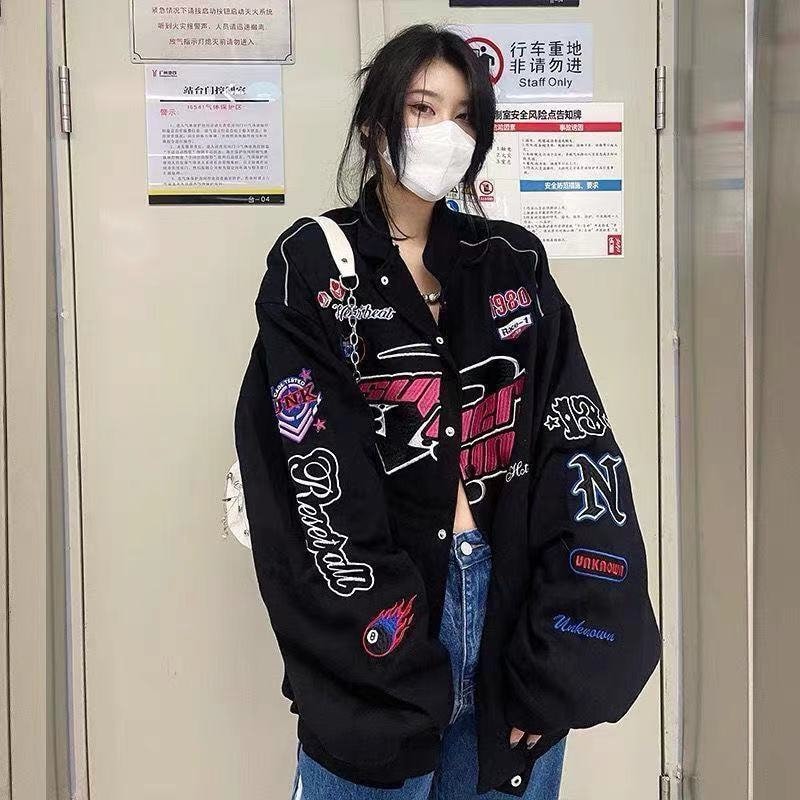 vintage racer jacket womens