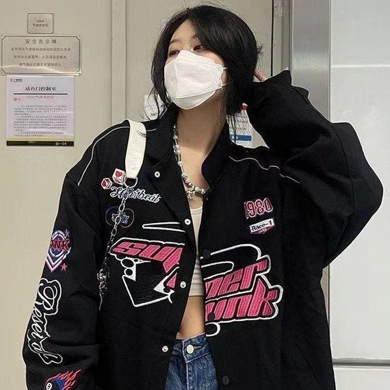 vintage racer jacket womens