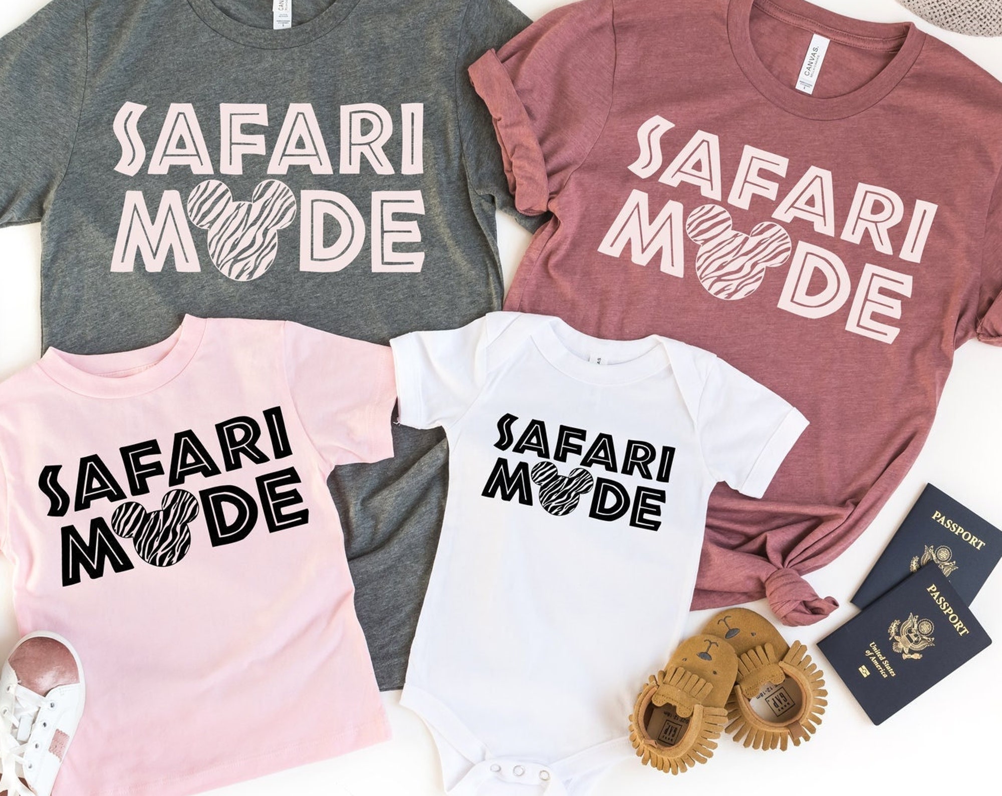Discover Safari Animal Kingdom Urlaubshemden Safari Mode T-Shirt