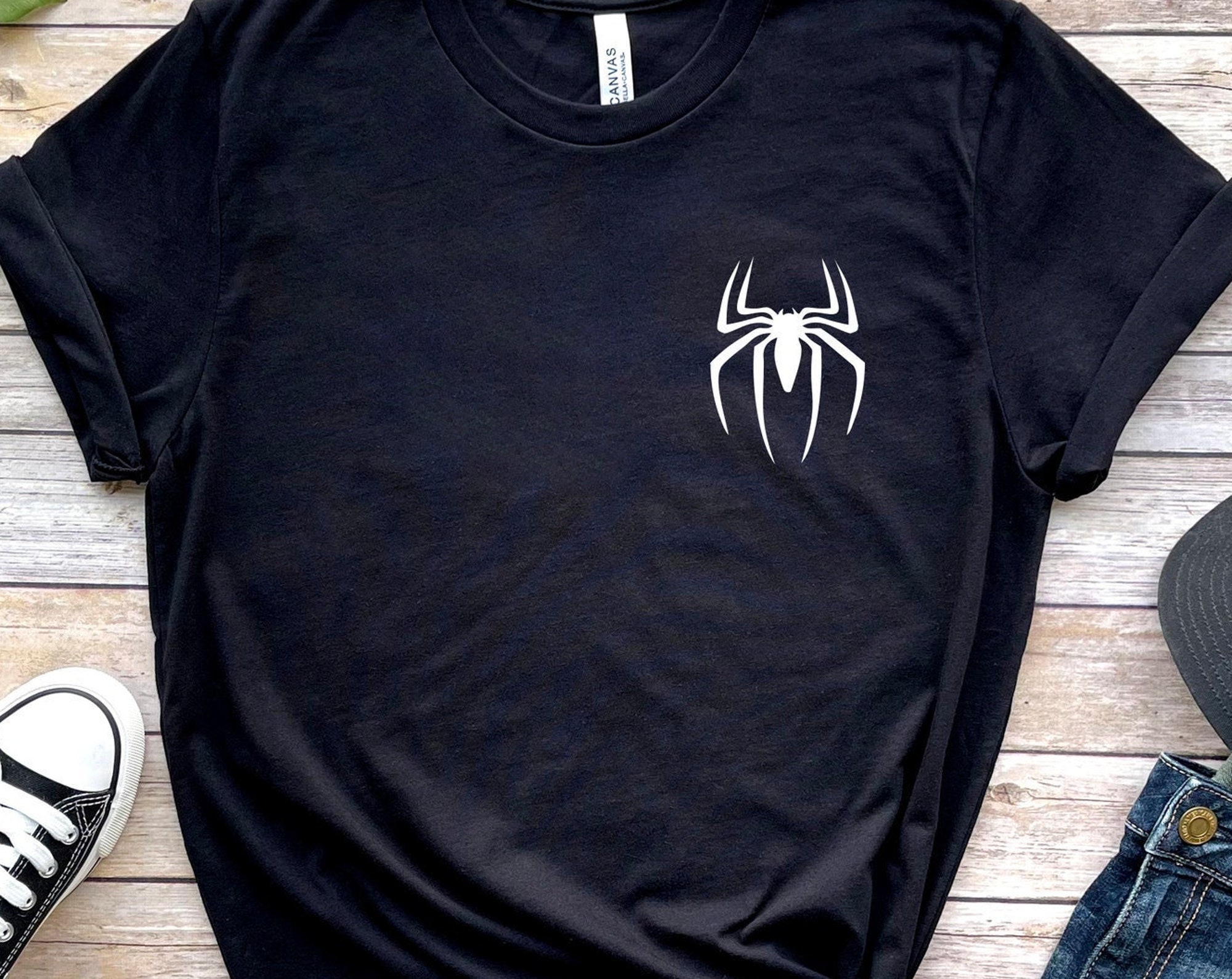 Discover Spiderman Shirt, Superhero Shirt, Spider T-shirt, Dad Son Shirt, Gift for Kids, Gift for Men, Spider Tee, Trendy Shirt